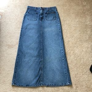 Polo Jeans Ralph Lauren "patch pocket bias skirt"